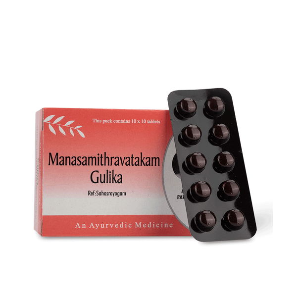 Manasamithra Vatakam Gulika Tablets - 100 Tablets