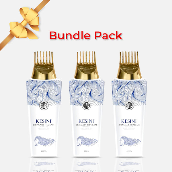 Hair Growth Oil - Kesini Bringadi Thailam - 3 Months Pack
